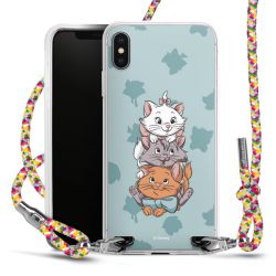 New Carry Case Transparent Stoff colourful/silber