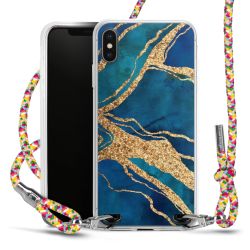 New Carry Case Transparent Stoff colourful/silber