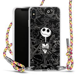 New Carry Case Transparent Stoff colourful/silber