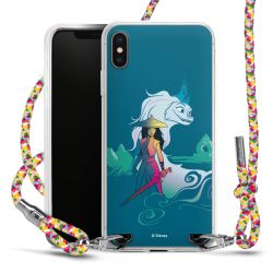 New Carry Case Transparent Stoff colourful/silber