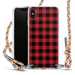 New Carry Case Transparent Stoff colourful/silber