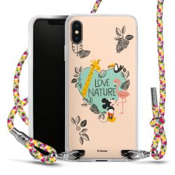 New Carry Case Transparent Stoff colourful/silber