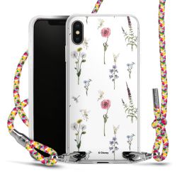 New Carry Case Transparent Stoff colourful/silber