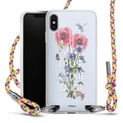 New Carry Case Transparent Stoff colourful/silber