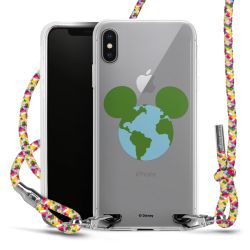 New Carry Case Transparent Stoff colourful/silber