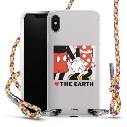 New Carry Case Transparent Stoff colourful/silber