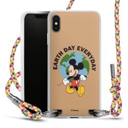 New Carry Case Transparent Stoff colourful/silber