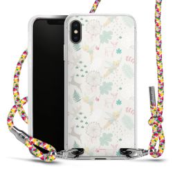 New Carry Case Transparent Stoff colourful/silber