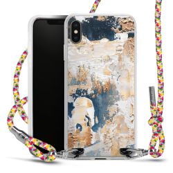 New Carry Case Transparent Stoff colourful/silber