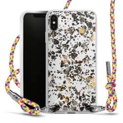 New Carry Case Transparent Stoff colourful/silber