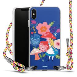 New Carry Case Transparent Stoff colourful/silber