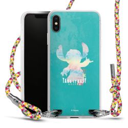 New Carry Case Transparent Stoff colourful/silber