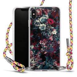 New Carry Case Transparent Stoff colourful/silber