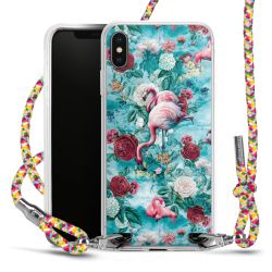 New Carry Case Transparent Stoff colourful/silber