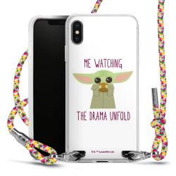 New Carry Case Transparent Stoff colourful/silber