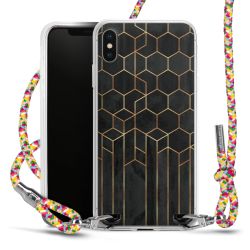 New Carry Case Transparent Stoff colourful/silber