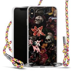 New Carry Case Transparent Stoff colourful/silber