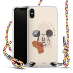 New Carry Case Transparent Stoff colourful/silber