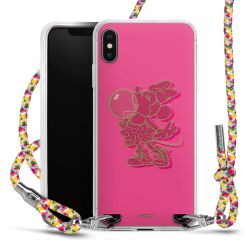 New Carry Case Transparent Stoff colourful/silber