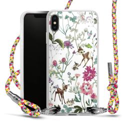 New Carry Case Transparent Stoff colourful/silber