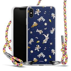 New Carry Case Transparent Stoff colourful/silber