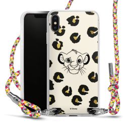 New Carry Case Transparent Stoff colourful/silber