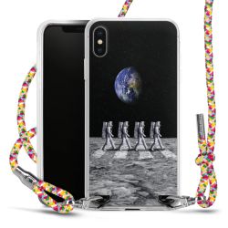 New Carry Case Transparent Stoff colourful/silber