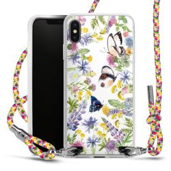 New Carry Case Transparent Stoff colourful/silber