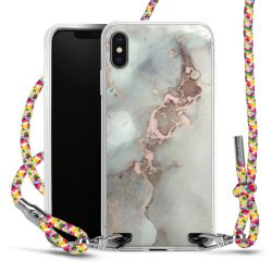 New Carry Case Transparent Stoff colourful/silber