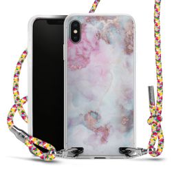 New Carry Case Transparent Stoff colourful/silber