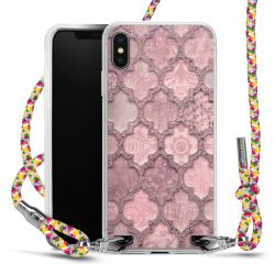 New Carry Case Transparent Stoff colourful/silber