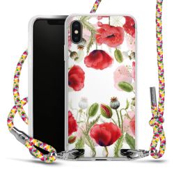 New Carry Case Transparent Stoff colourful/silber