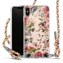 New Carry Case Transparent Stoff colourful/silber