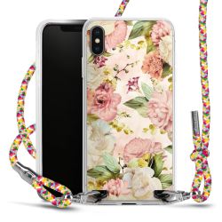 New Carry Case Transparent Stoff colourful/silber