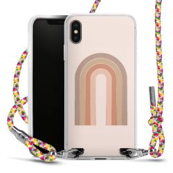 New Carry Case Transparent Stoff colourful/silber