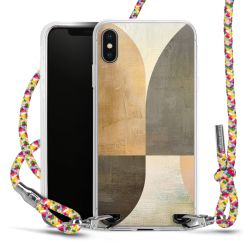 New Carry Case Transparent Stoff colourful/silber