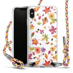 New Carry Case Transparent Stoff colourful/silber