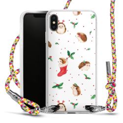 New Carry Case Transparent Stoff colourful/silber