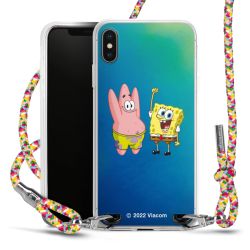 New Carry Case Transparent Stoff colourful/silber