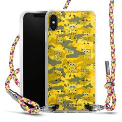 New Carry Case Transparent Stoff colourful/silber