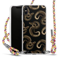 New Carry Case Transparent Stoff colourful/silber