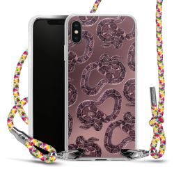 New Carry Case Transparent Stoff colourful/silber