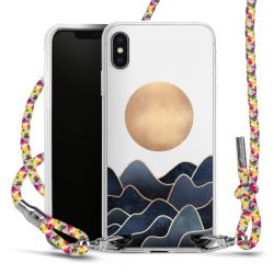 New Carry Case Transparent Stoff colourful/silber