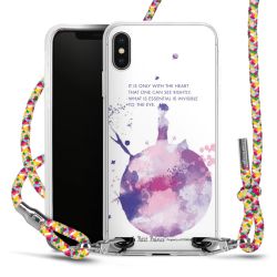 New Carry Case Transparent Stoff colourful/silber