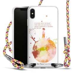 New Carry Case Transparent Stoff colourful/silber