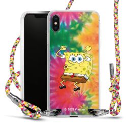 New Carry Case Transparent Stoff colourful/silber