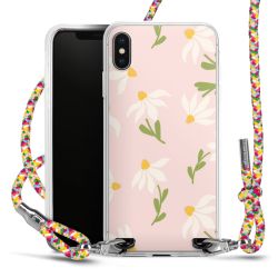 New Carry Case Transparent Stoff colourful/silber