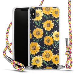 New Carry Case Transparent Stoff colourful/silber