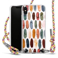 New Carry Case Transparent Stoff colourful/silber