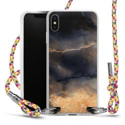 New Carry Case Transparent Stoff colourful/silber